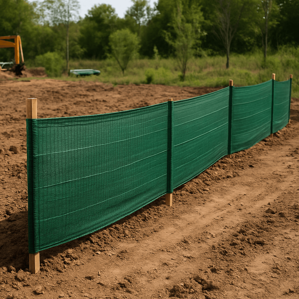 Silt Fence – Green
